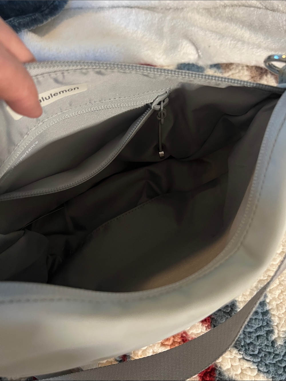 lululemon athletica Light Gray Crossbody Bag - Picture 7 of 8